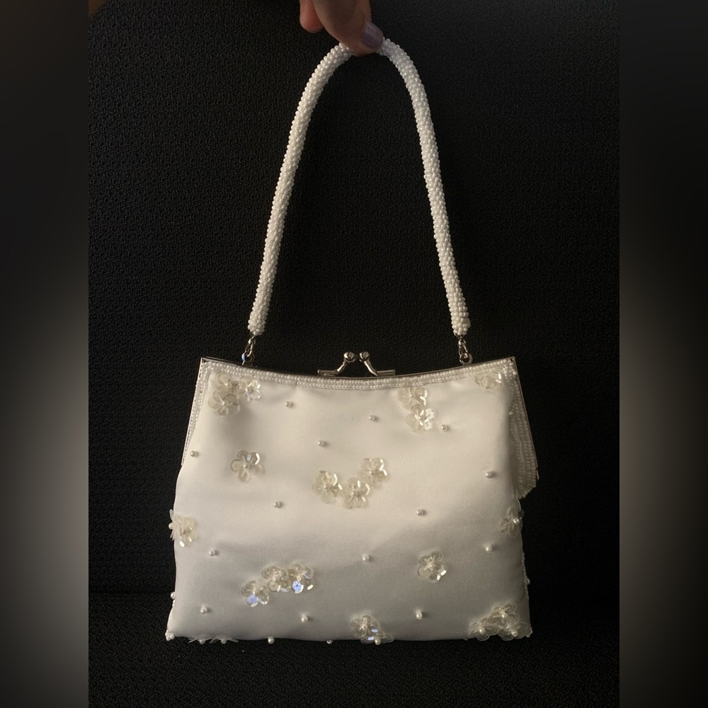 Bridal Mini Satin Purse - Picture 2 of 6